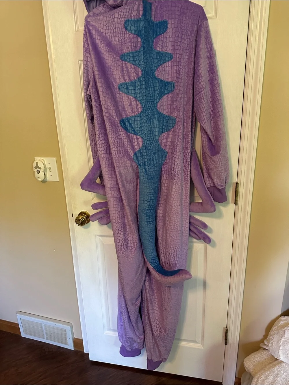 Disney Pixar Monster Inc. RANDALL Dragon adult Costume Onesie - Picture 4 of 9